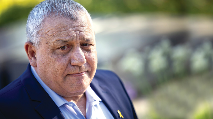 בכנסת הגיעו לנחם אותו, אבל הפילו את הצעת החוק שלו. בתמונה: גדי אייזנקוט