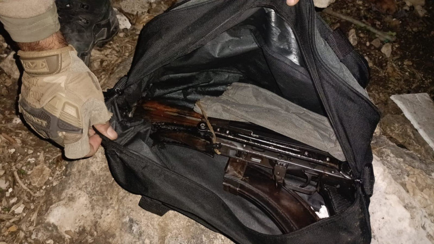 קלצ'ניקוב שנתפס בכפר קרע