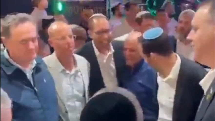 ישראל כ"ץ בחתונה