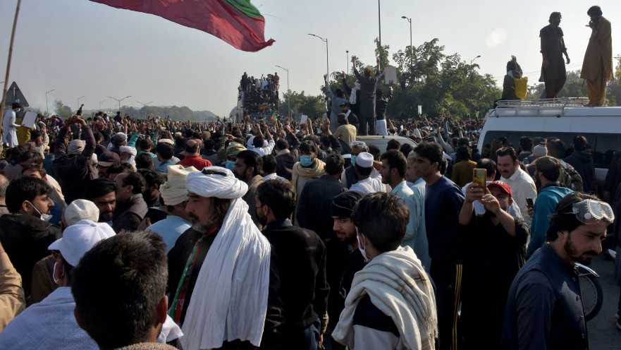 מחאות נגד הממשל בפקיסטן
