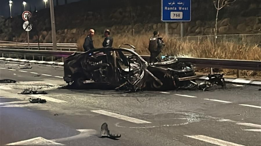 פיצוץ הרכב ברמלה 