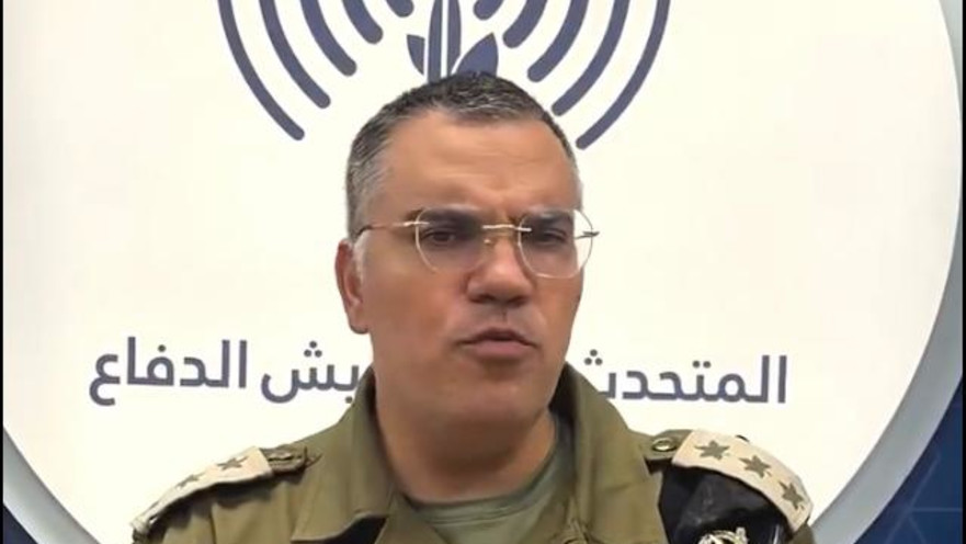 דובר צה"ל בערבית אביחי אדרעי