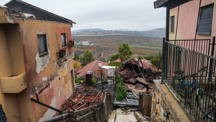 הרס במטולה, מלחמת "חרבות ברזל"