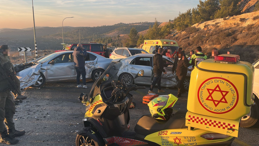 זירת התאונה