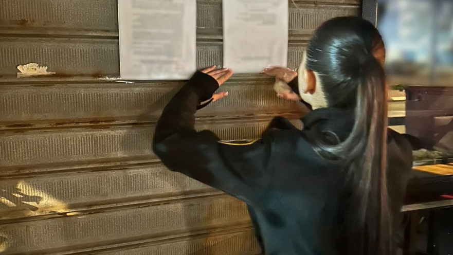 צו הסגירה שהוצא למסעדת "טל בורגר" על ידי מפקד מחוז ת"א