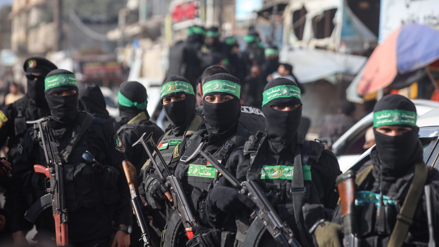מחבלי חמאס ברצועת עזה