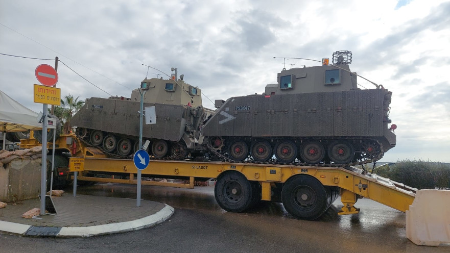 בעקבות איומי חמאס והרש"פ: נגמ''שים נפרסו ברחבי השומרון