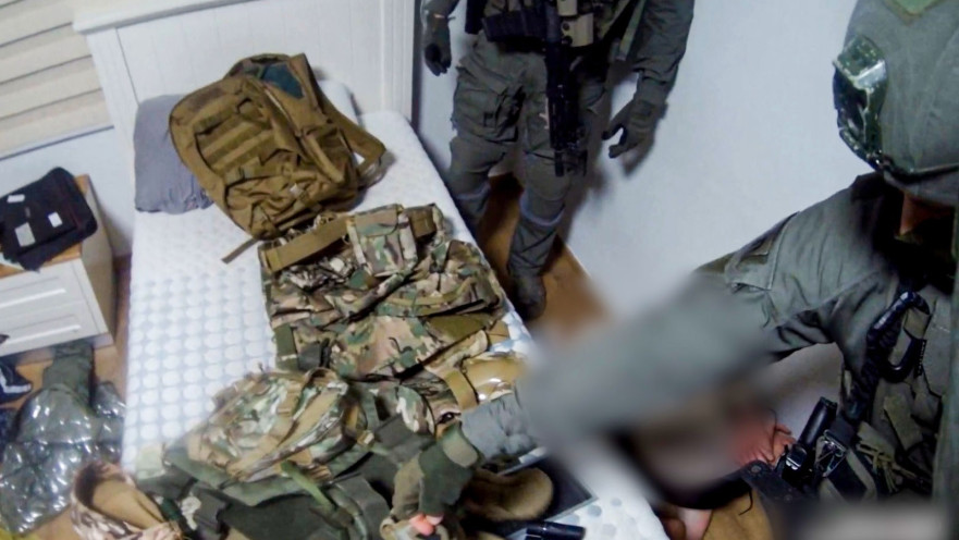 הציוד הצבאי שהאחים תושבי עראבה רכשו כדי לבצע פיגוע בישראל