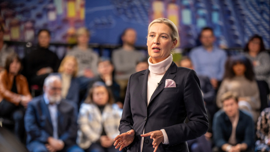 אליס ויידל, מנהיגת מפלגת הימין הקיצוני בגרמניה "אלטרנטיבה לגרמניה"