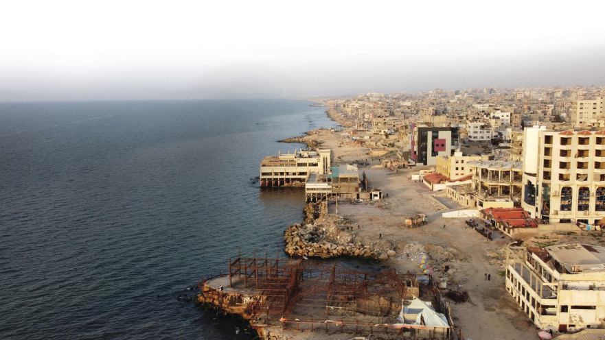 הטיילת ברצועת עזה 