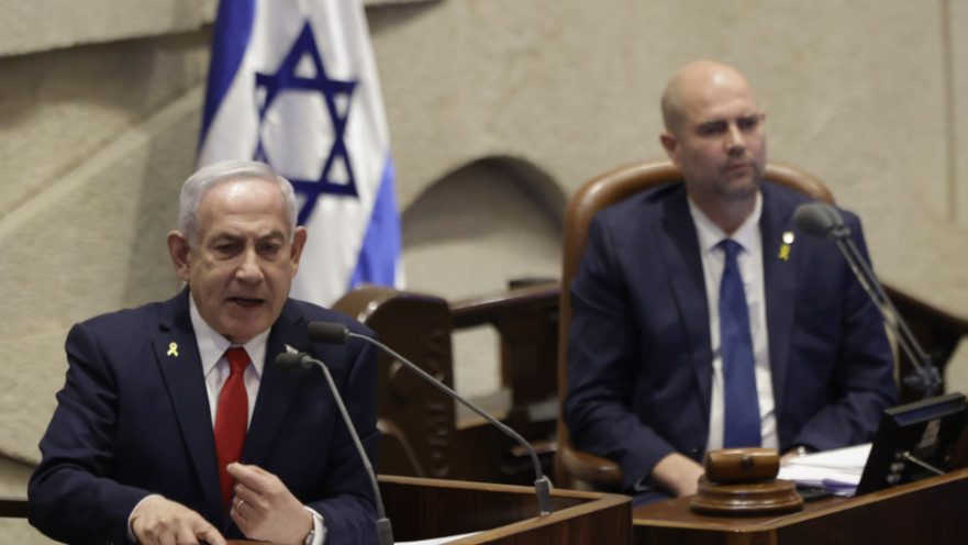 ראש הממשלה נתניהו במליאת הכנסת 