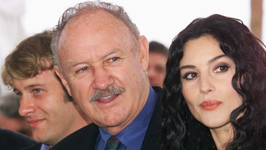 ג'ין הקמן עם מוניקה בלוצ'י