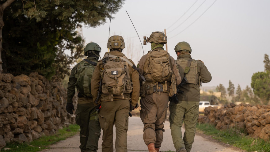 פעילות לוחמי צה"ל בדרום סוריה