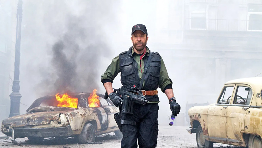 צ'אק נוריס, "בלתי נשכחים 2". 2012