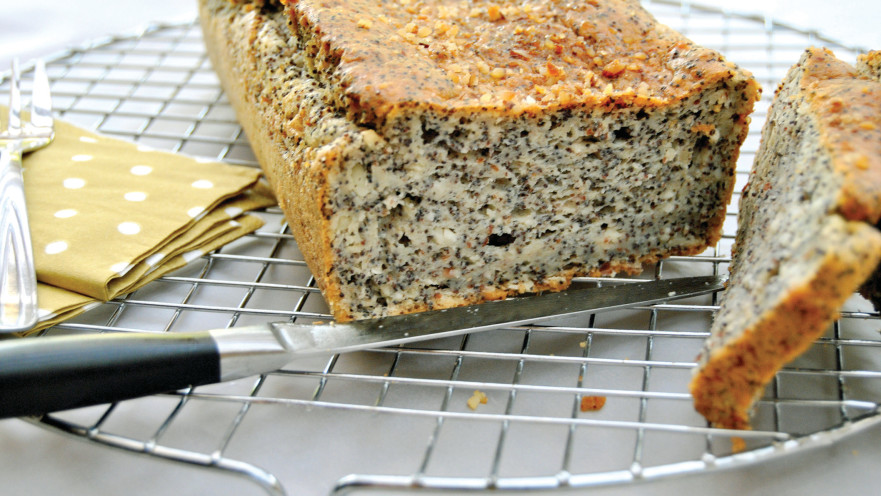 עוגת פרג תפוחים ללא גלוטן וסוכר