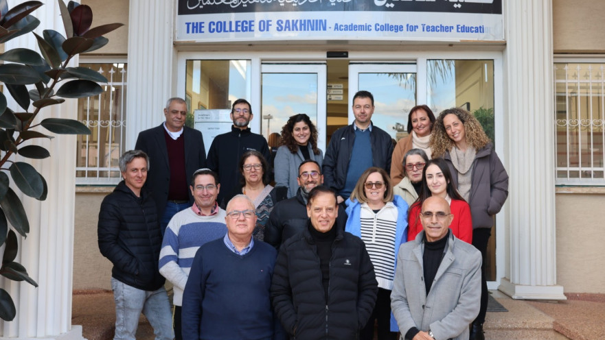 ביקור משלחת מופת במכללה האקדמית סכנין