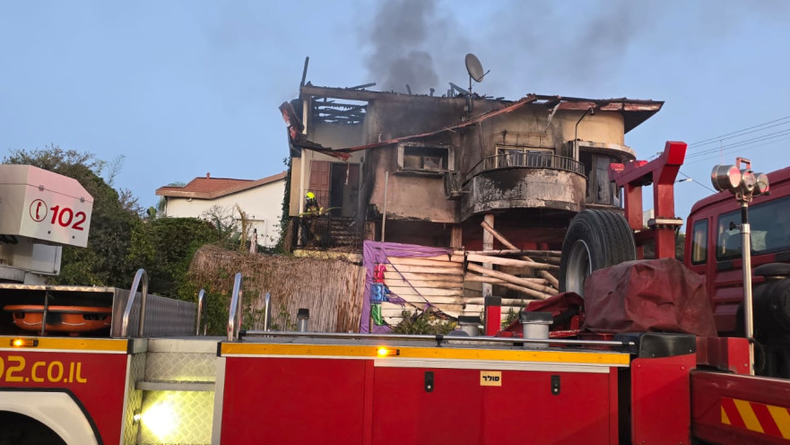 השריפה שכובתה בפתח תקווה
