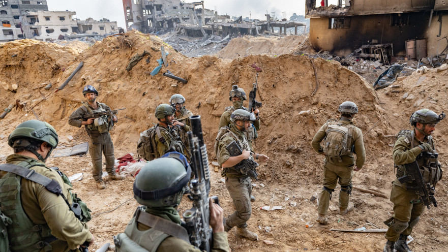 חיילים ברצועת עזה 