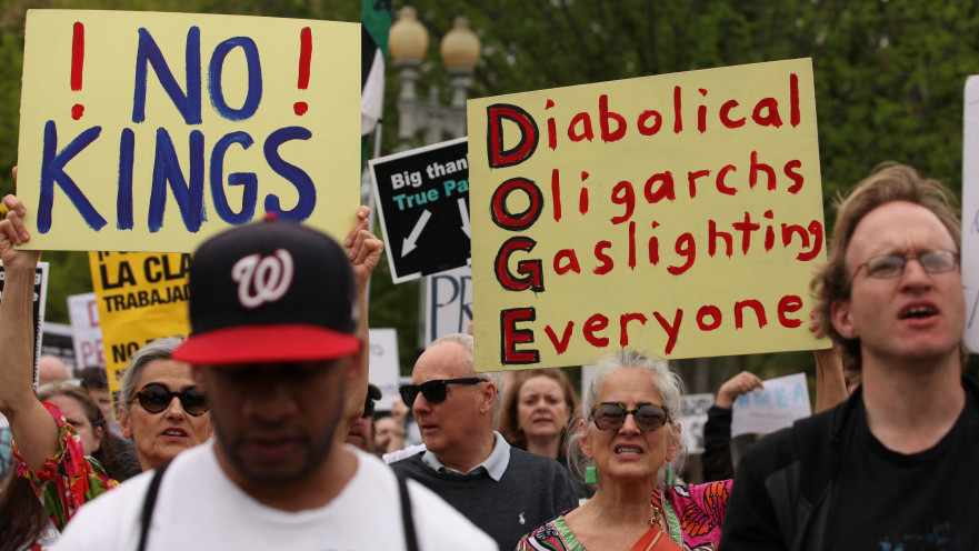 הפגנה נגד טראמפ