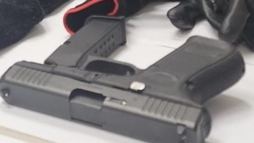 אקדחים שנתפסו על ידי המשטרה