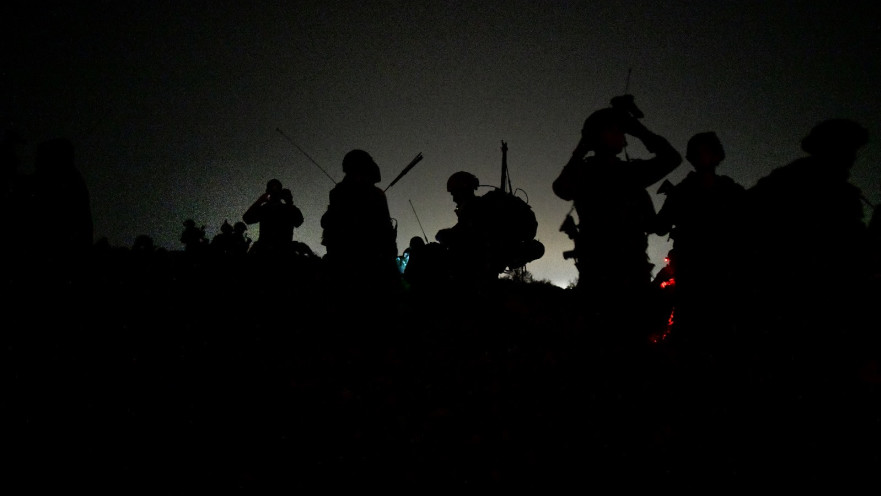 כוחות חטיבת ביסל"ח לפני הכניסה לעזה