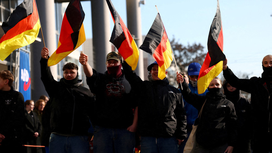 עצרת של מפלגת AfD בברלין