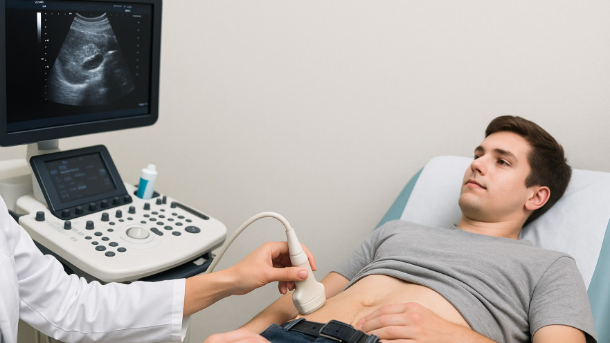 אולטרסאונד בטן. בדיקת הבחירה לאבחון כבד שומני