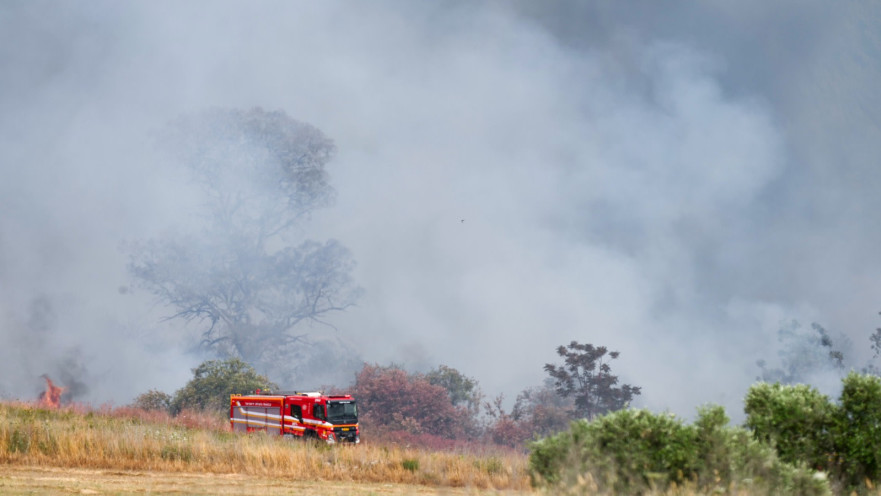 שריפה ברמות מנשה
