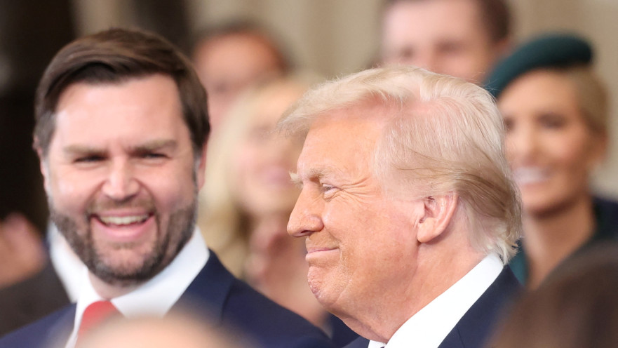 דונלד טראמפ וג'יי די ואנס