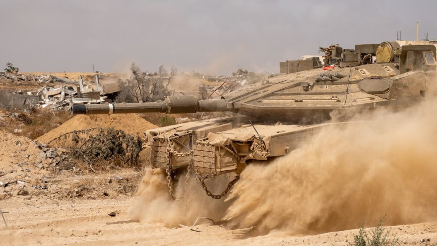 טנק של צה"ל ברצועת עזה
