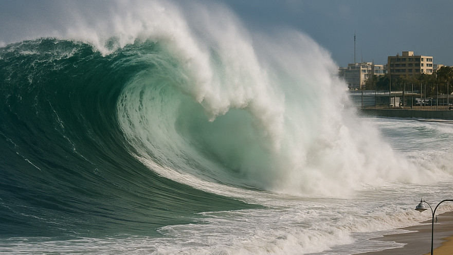 צונאמי. אילוסטרציה