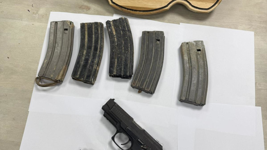 התחמושת שמצא המשטרה