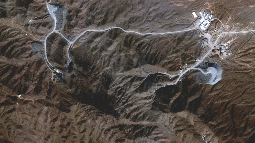 מתקן הגרעין בנתנז אחרי התקיפה הישראלית