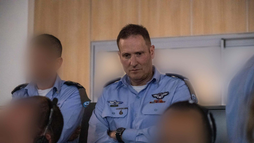 מפקד חיל האוויר, אלוף תומר בר, במהלך התקיפה באיראן