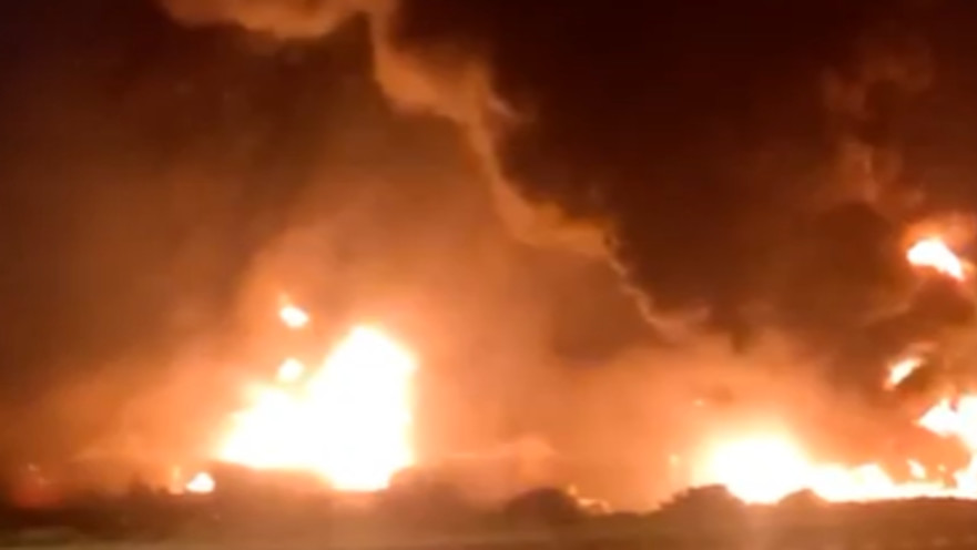 תקיפת מסוף הדלק באיראן 