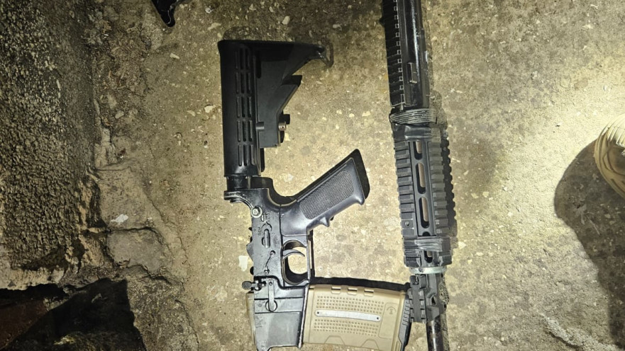 אמל"ח שנתפס בשומרון