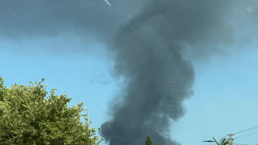 העשן בעקבות הנפילה