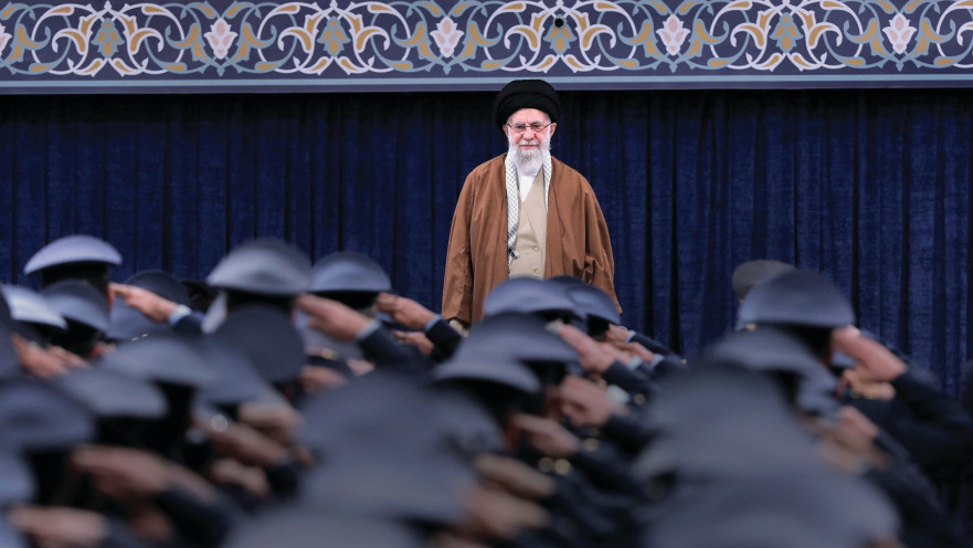 חמינאי במפגש צמרת חיל האוויר האיראני 