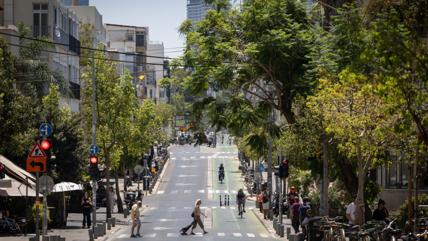 רחובות תל אביב, לאחר התקיפות האיראניות