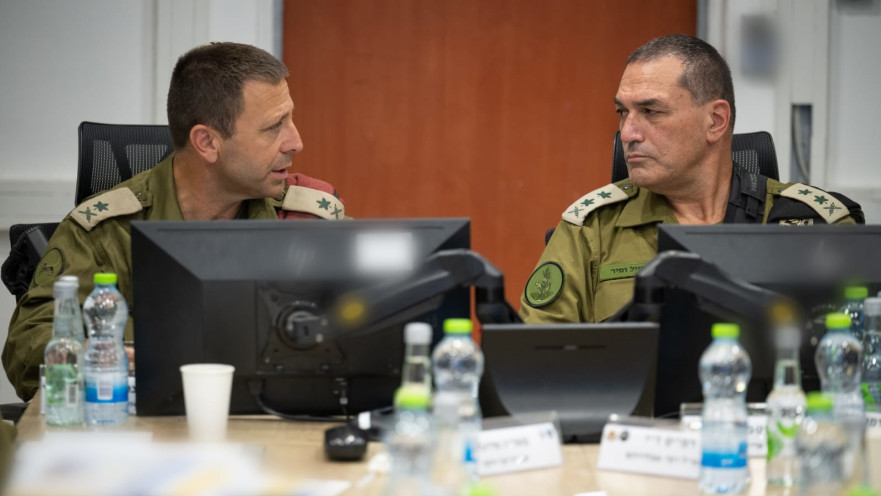 הרמטכ"ל אייל זמיר ואלוף אבי בלוט