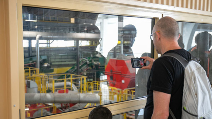 סיורים במתקני הפסולת בחירייה 