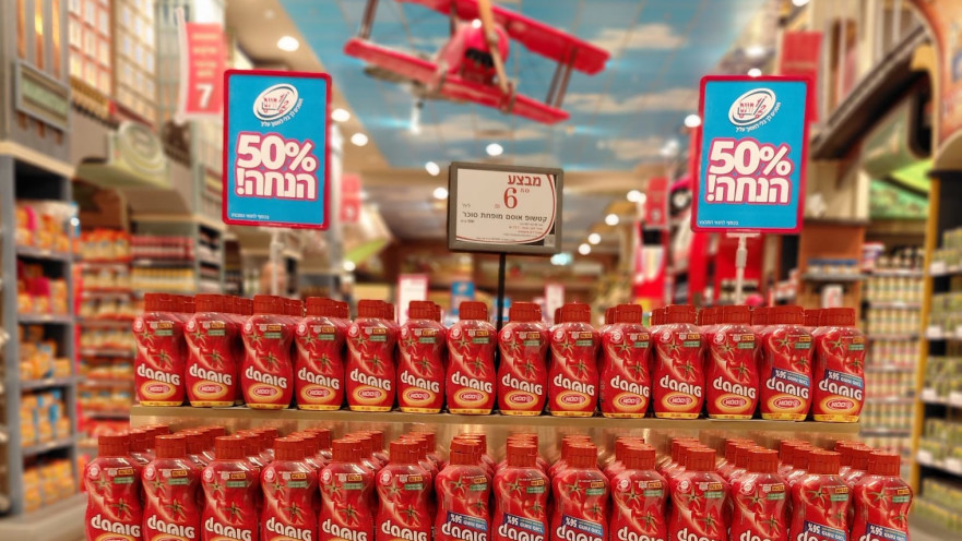 מבצע 50% הנחה ברשת "חצי חינם"