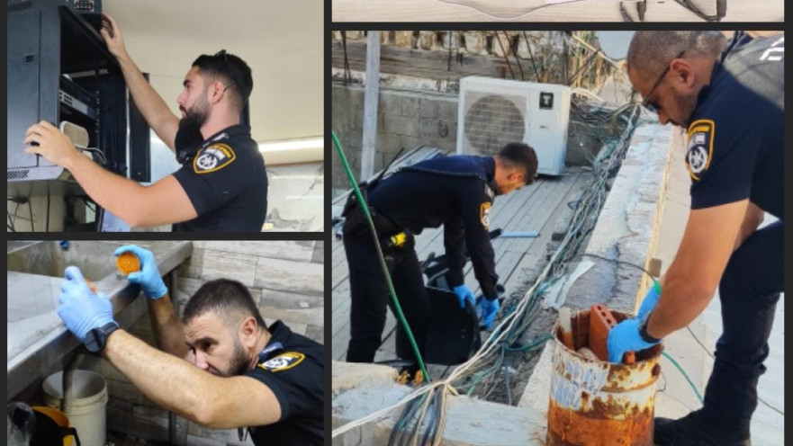 פשיטת המשטרה על מתחמי פשיעה בעכו