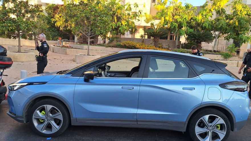 הרכב שנגנב ברמת גן