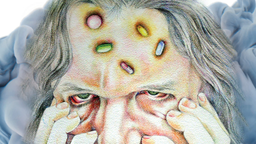 אנשים שקוראים לי היפוכונדר לא מבינים מהחיים שלהם (איור: נעמי ליס מיברג)