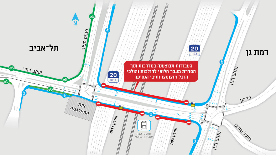 הסדרי תנועה בגשר מודעי