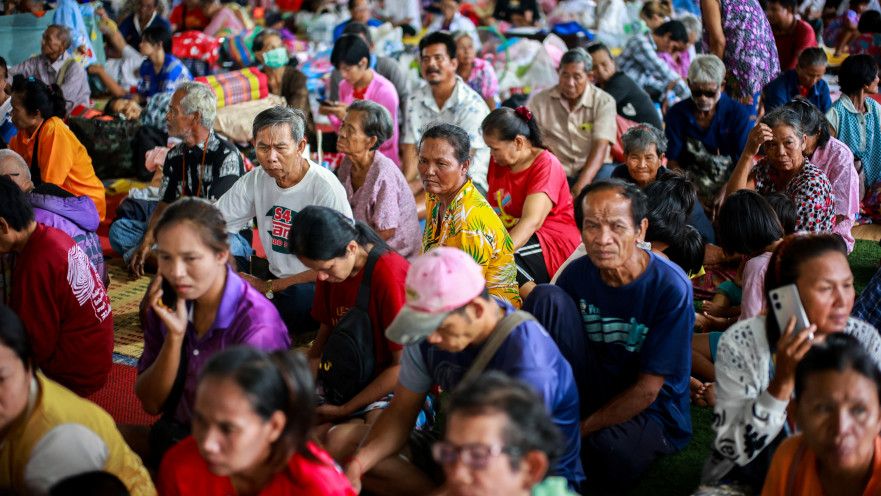 עקורים תאילנדים, מלחמת תאילנד-קמבודיה