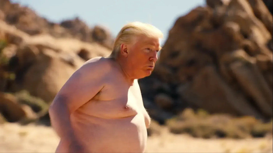 דונלד טראמפ עירום בסדרה סאות' פארק