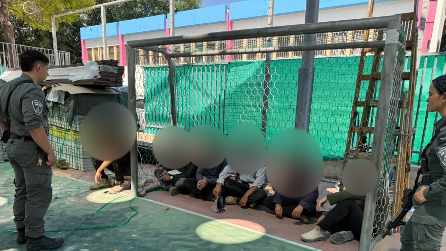 חמישה שב"חים שנתפסו בבית ספר הבעש"ט בתל אביב