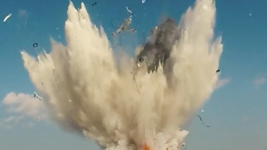 הדמיית פיצוץ טיל רמפייג'